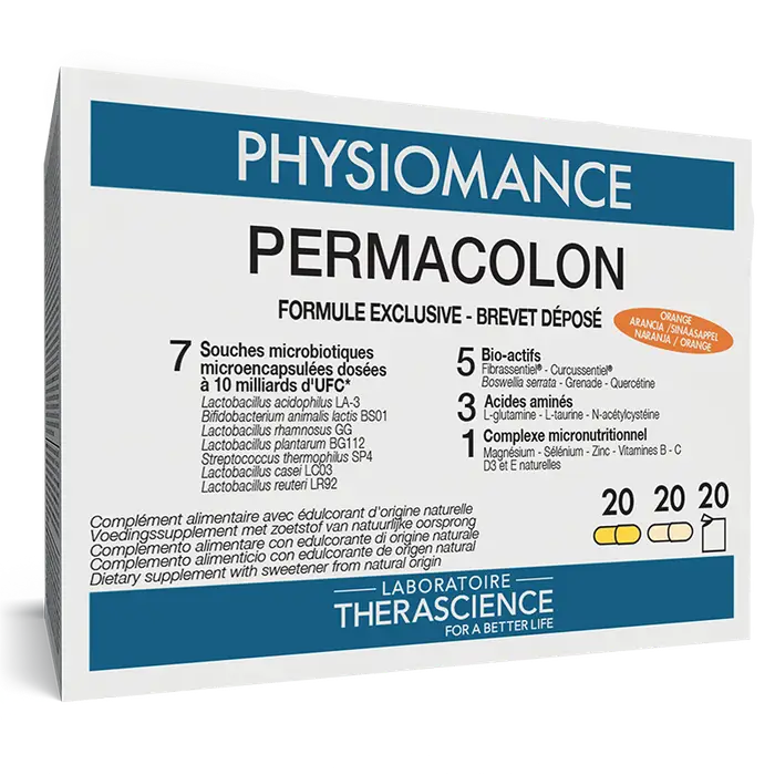 Permacolon + microbiote Physiomance
