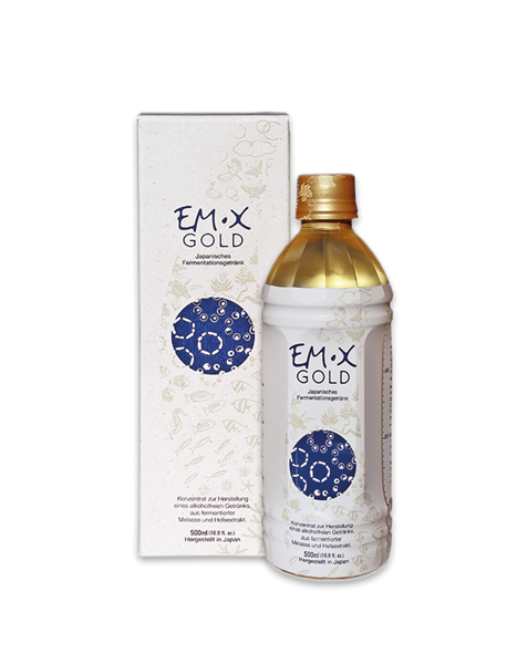 EM X Gold - Boisson Japonaise fermentée 100% naturelle - Prébiotique &amp; Antioxydant Puissant