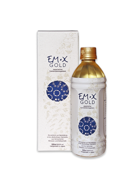 EM X Gold - Boisson Japonaise fermentée 100% naturelle - Prébiotique & Antioxydant Puissant