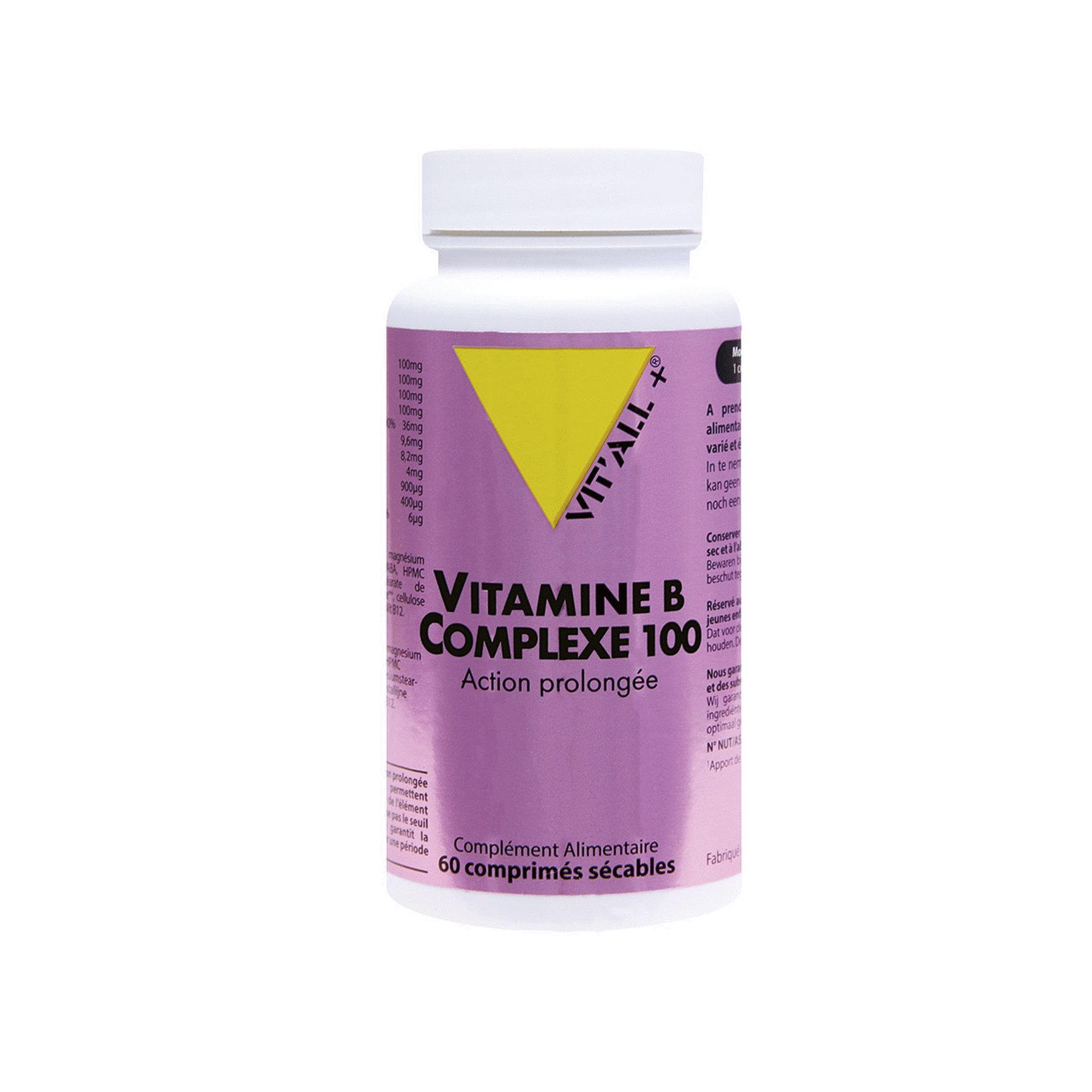 Vit B Complexe 100 - Détente, équilibre nerveux, concentration