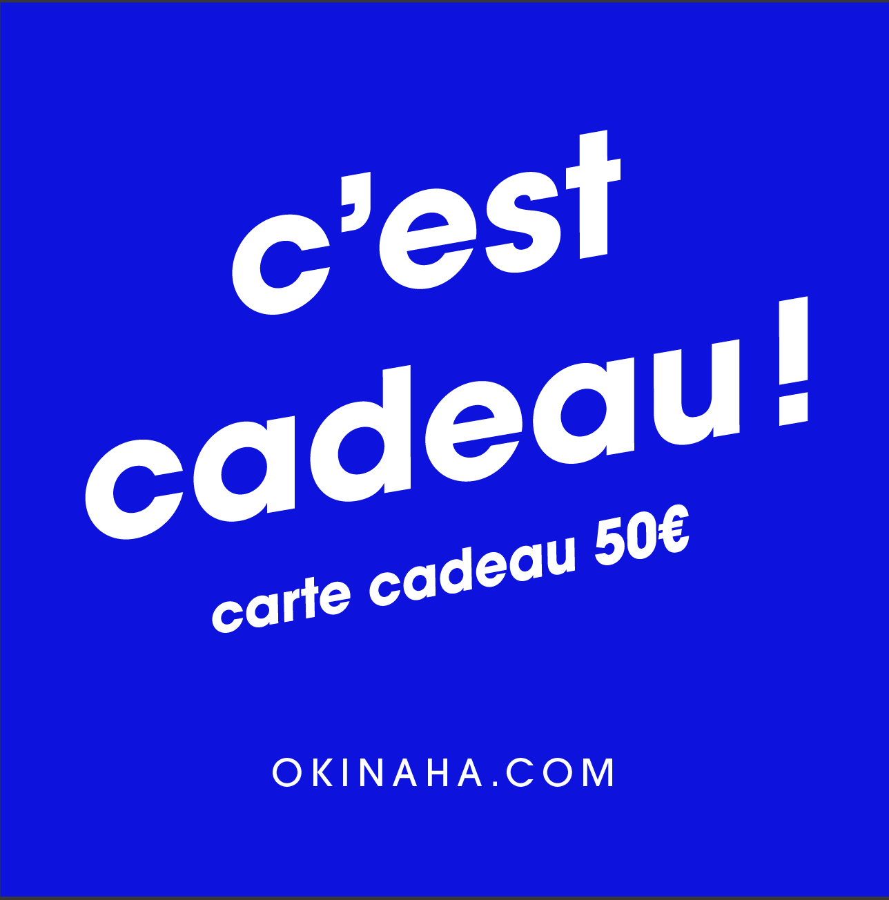 Carte cadeau 50€