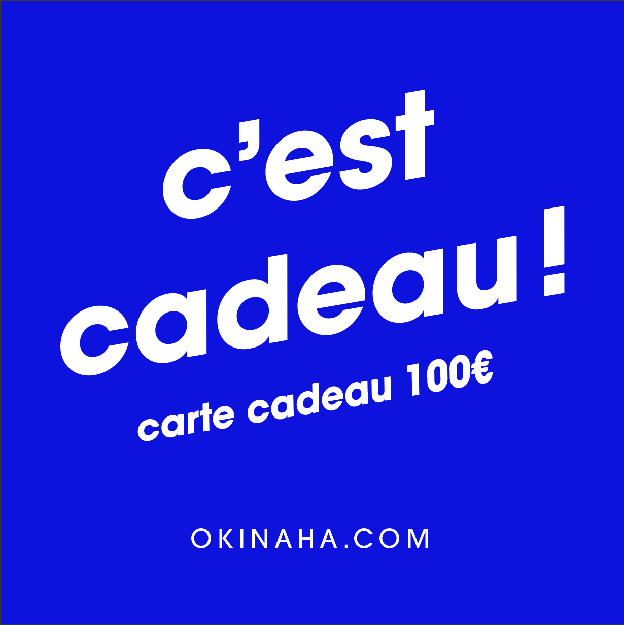 Carte cadeau 100€