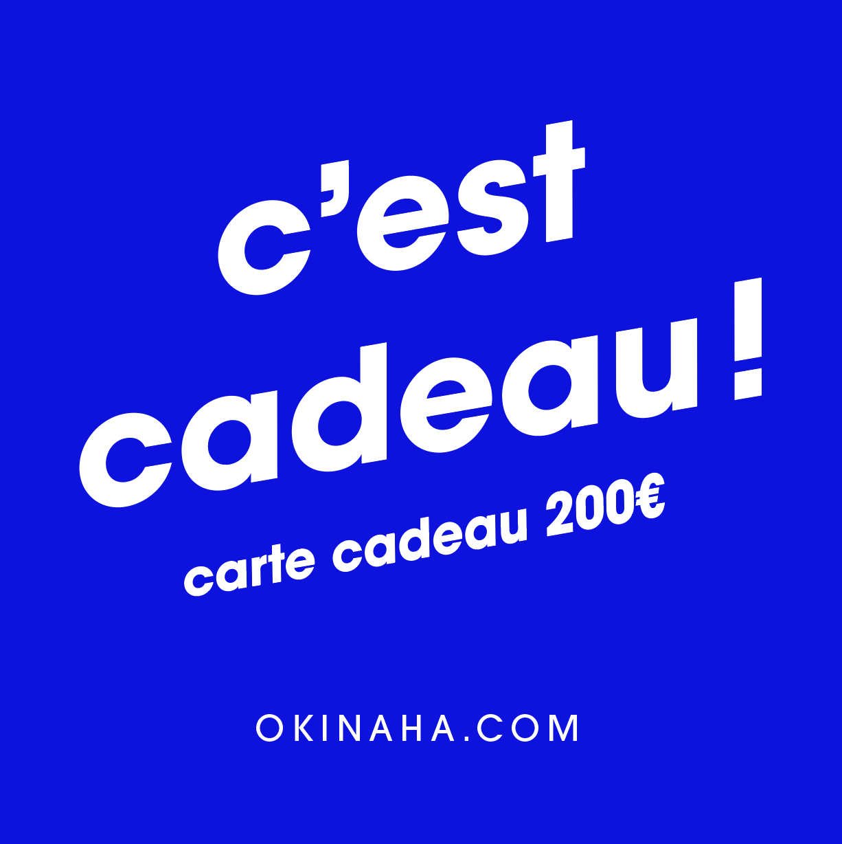 Carte cadeau 200€