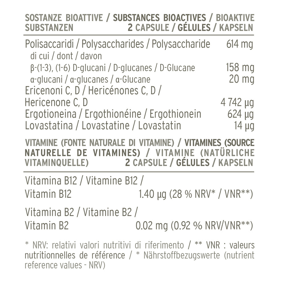 Mico-Leo – Extrait pur bio de Hericium  - Fonction cognitive et intolérance alimentaire