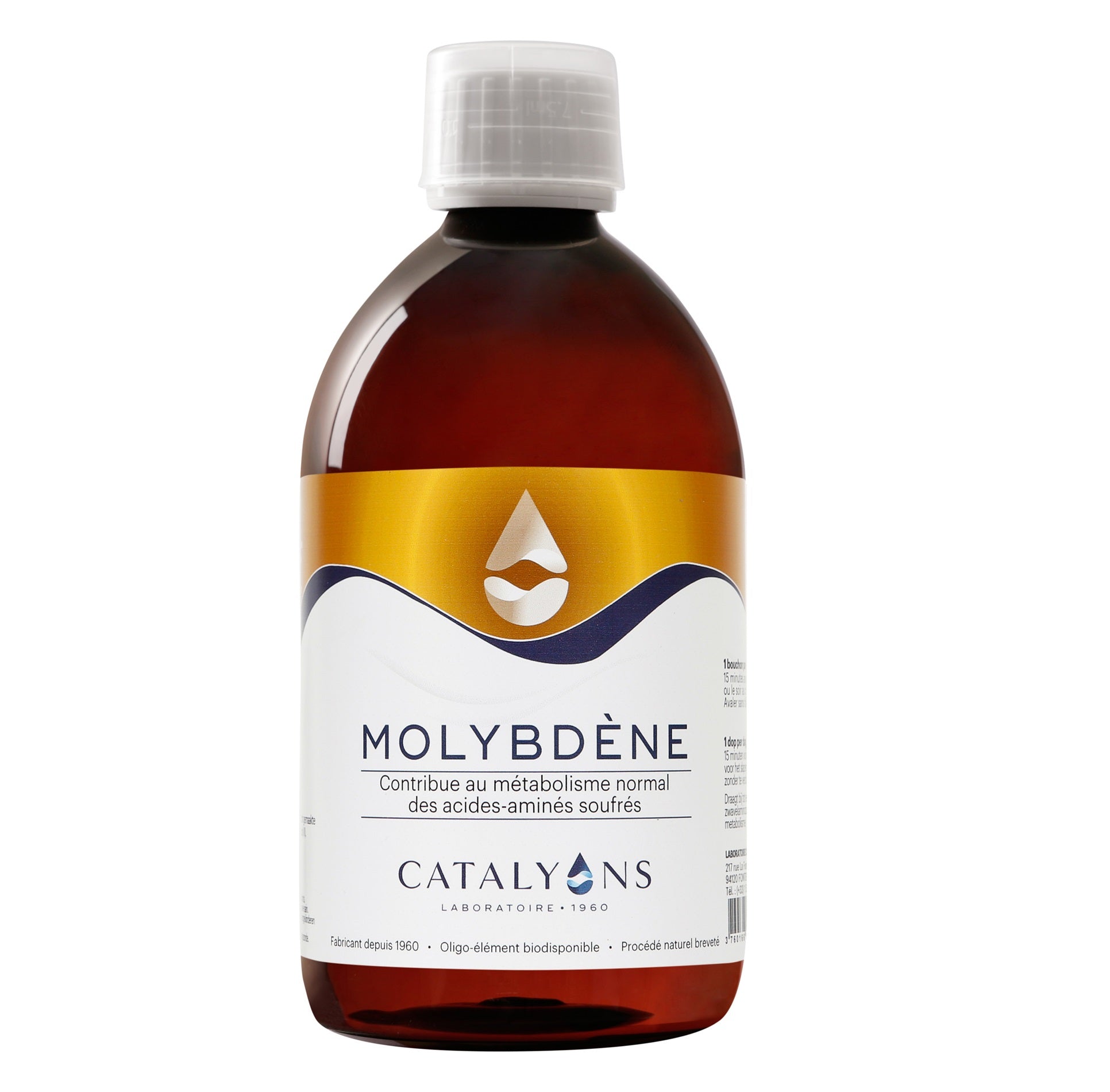 Molybdène Colloïdal - Détoxifie le foie et soutien la flore intestinale