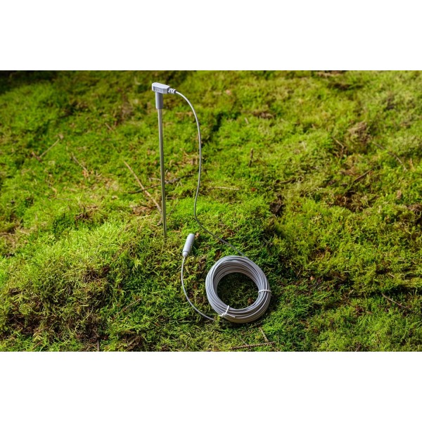 Tige métallique de terre pour Earthing avec 12 mètres de fil - Rupture jusque juillet