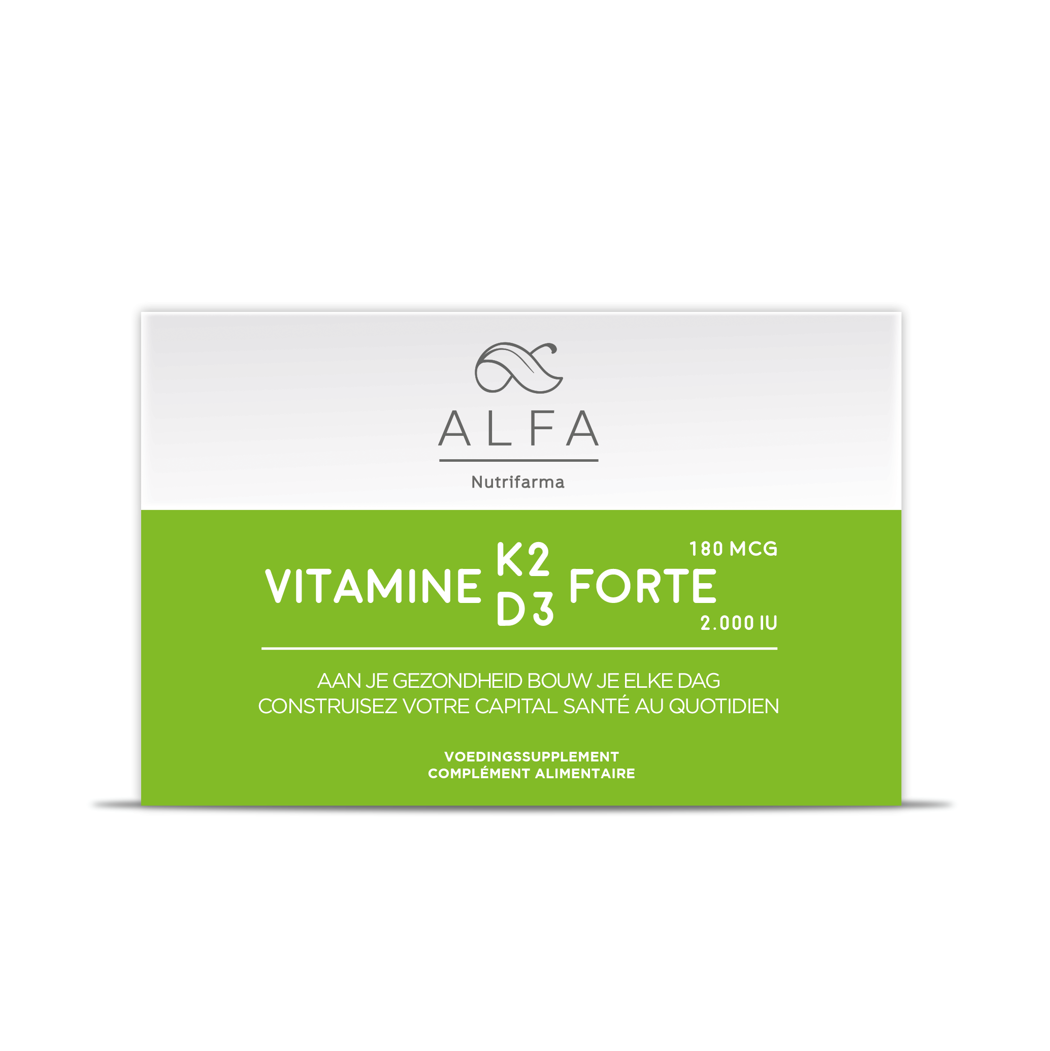 ALFA Vitamine k2 & d3 forte (30 gélules)