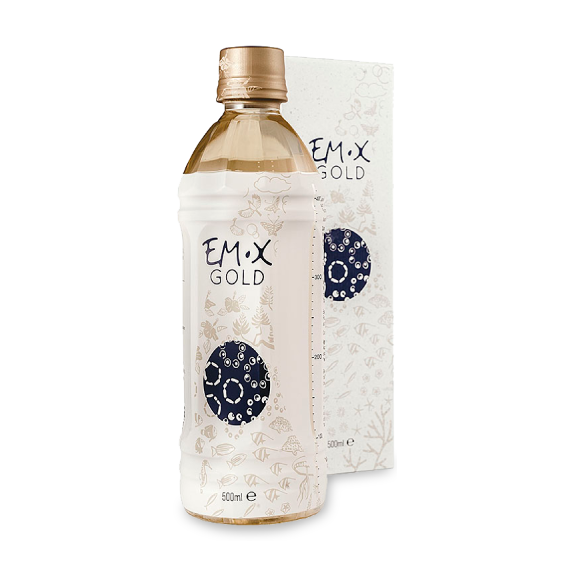 EM X Gold - Boisson Japonaise fermentée 100% naturelle - Prébiotique & Antioxydant Puissant