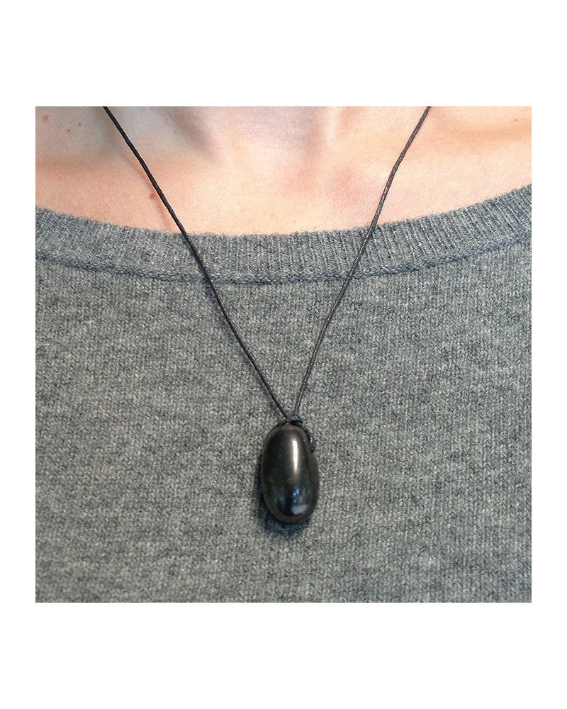 Pendentif  Shungite - Protection électromagnétique