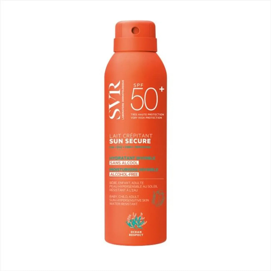 SVR Sun Secure Lait Crépitant 50+ 200ml