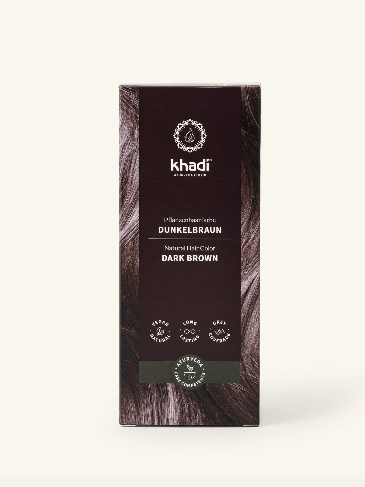 Khadi hénné brun foncé