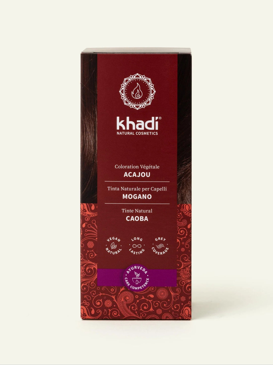 Khadi hénné acajou