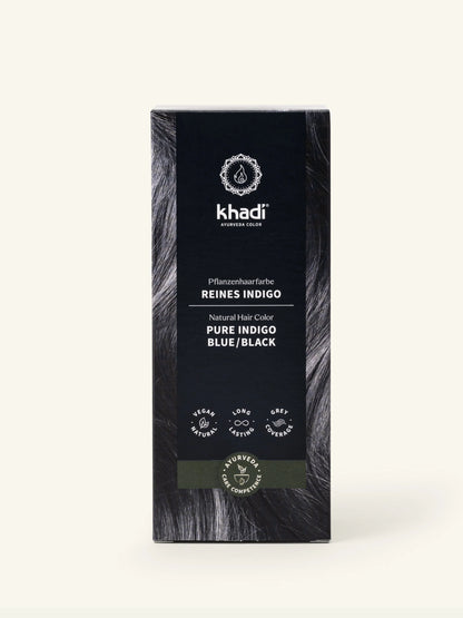 Khadi hénné indigo pur