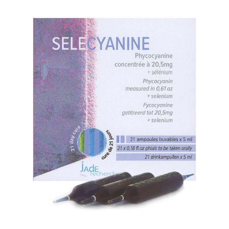 Selecyanine Phycocyanine + Selenium 21 ampoules x 5 ml (Christocyanine)