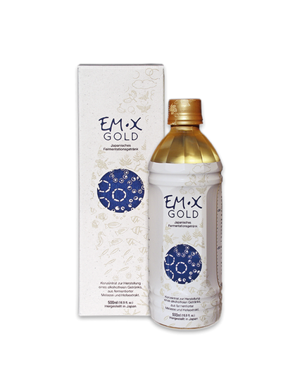 EM X Gold - Boisson Japonaise fermentée 100% naturelle - Prébiotique &amp; Antioxydant Puissant