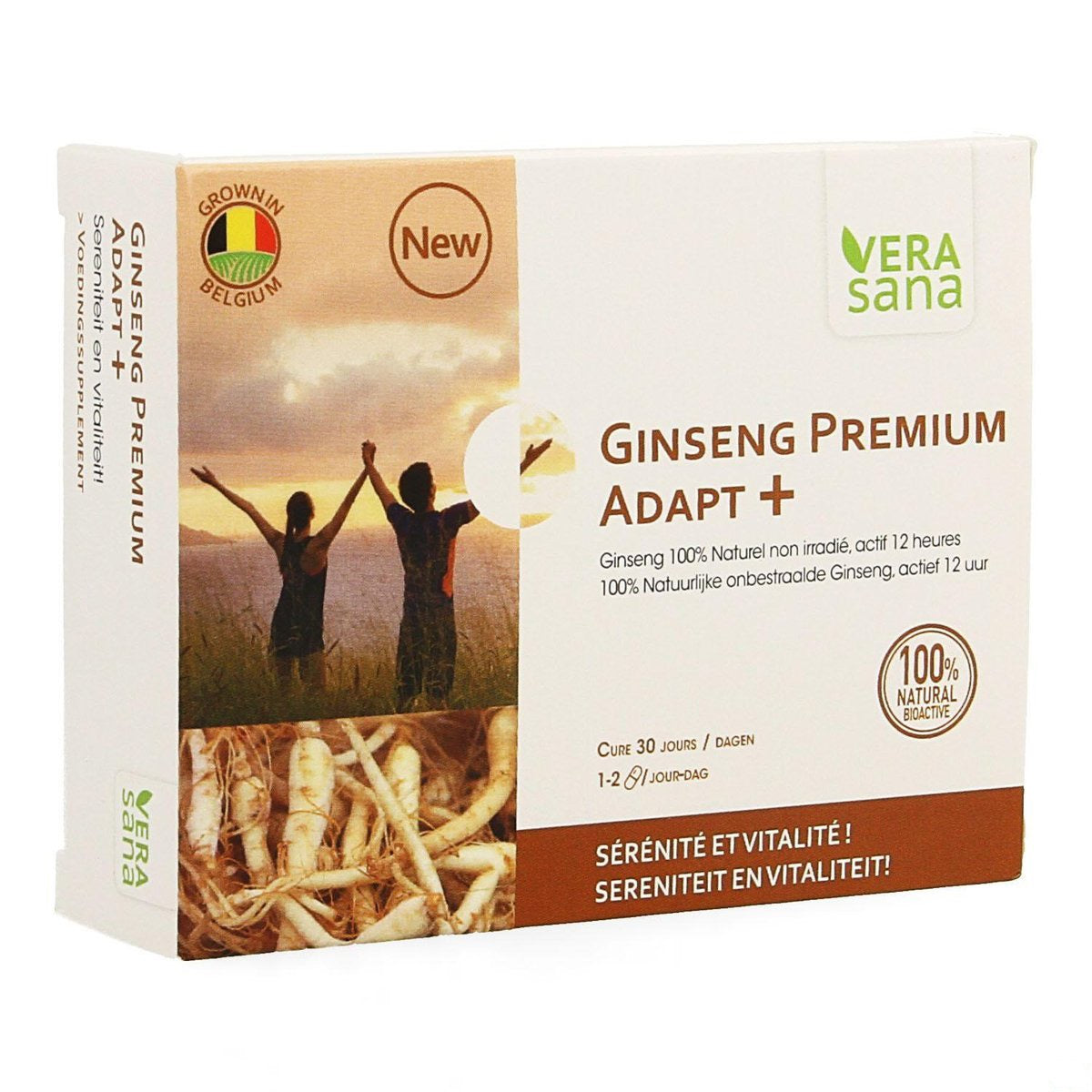 Ginseng Premium Adapt Plus - Fatigue chronique, Burn Out, TDA/ TDAH, Fatigue sexuelle