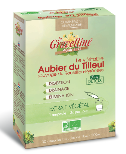 Aubier du Tilleul - Draineur végétal naturel (30 ampoules)