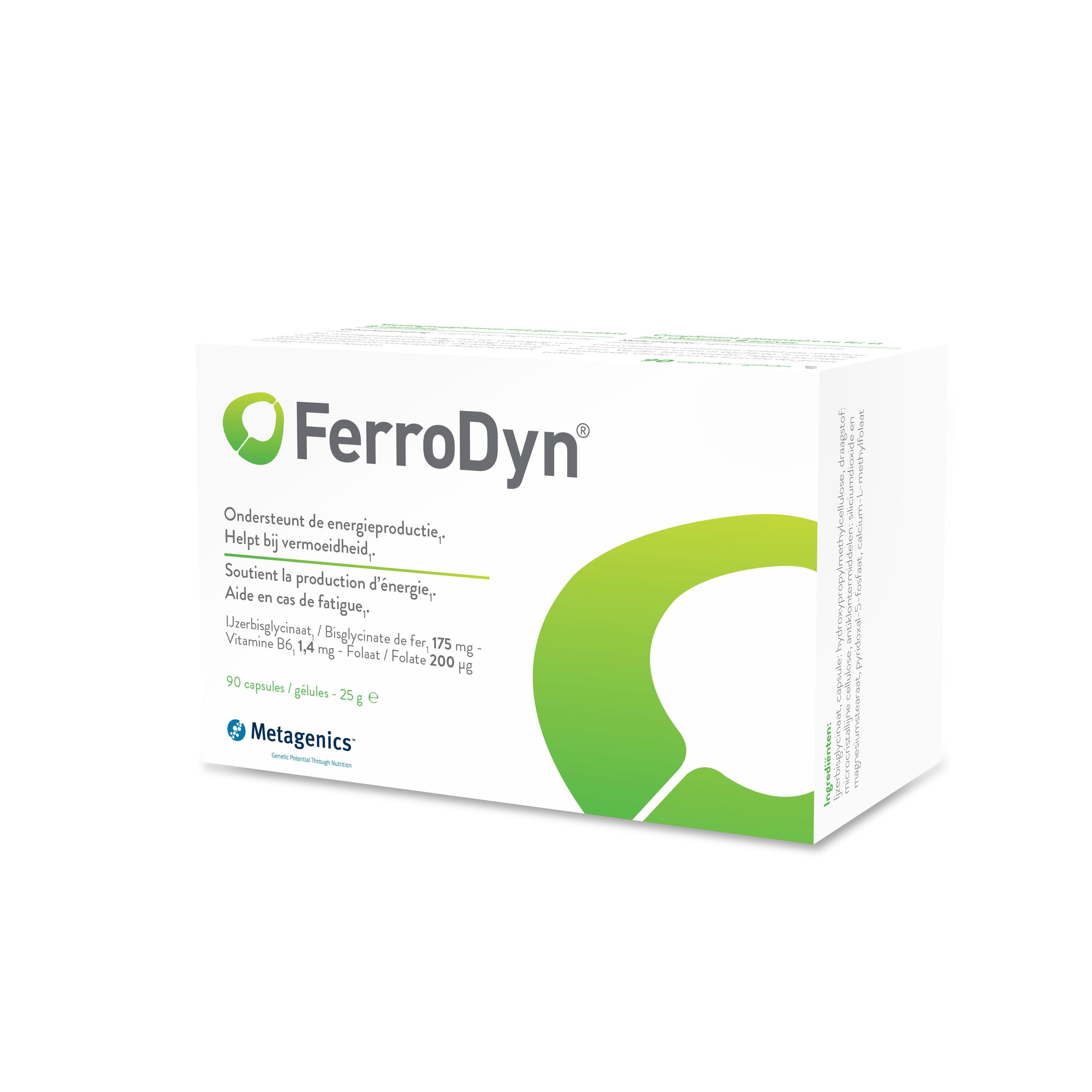FerroDyn - Soutient la formation de globules rouges, la production d’énergie et aide en cas de fatigue
