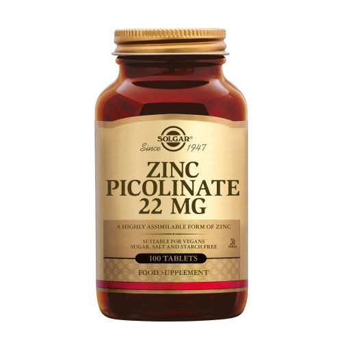 Zinc Picolinate 22 mg (100 comprimés)