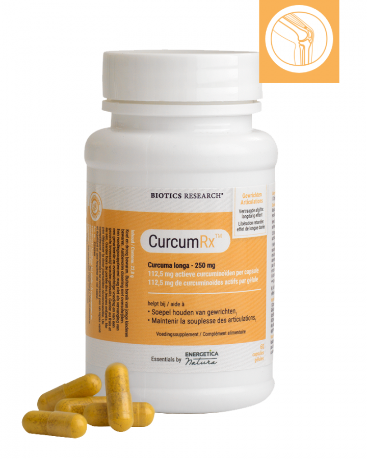 CurcumRx- Curcuma émulsionné à libération prolongée /Articulation et digestion