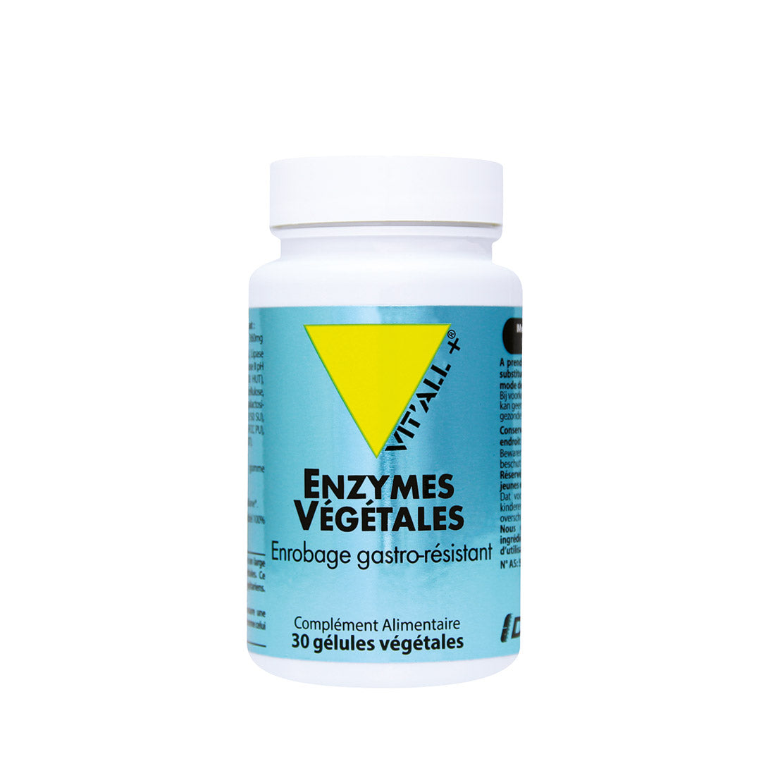 Enzyme végétales ( 30 gél) - Favorise le bien-être intestinal