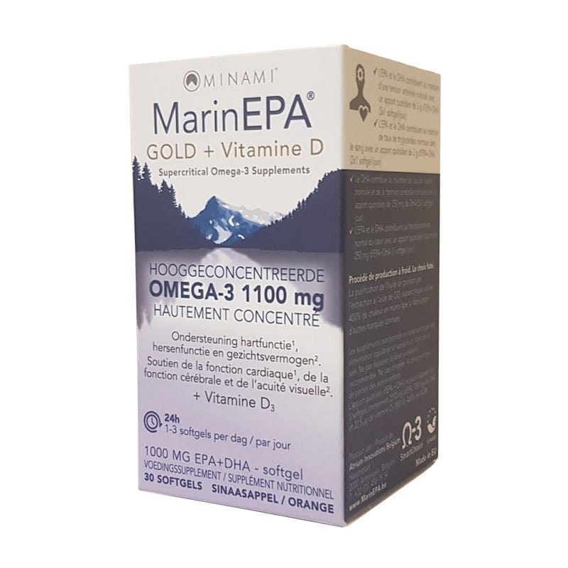 Marinepa Gold + Vit D3 - Omega 3 concentré (30 gélules)