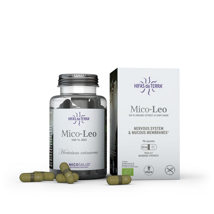 Mico-Leo – Extrait pur bio de Hericium  - Fonction cognitive et intolérance alimentaire