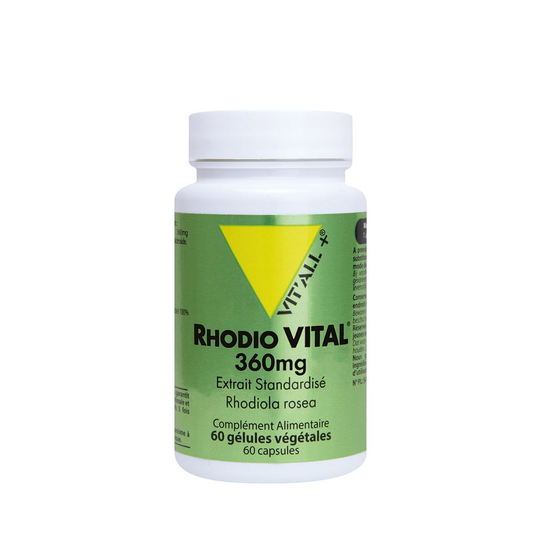 Rhodio vital (60 gélules)- Résistance au stress et à la fatigue