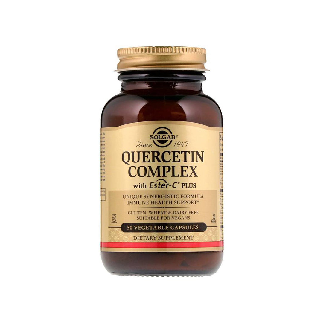 Quercetin complex + vit C - Diminue la sévérité des crises d’asthme