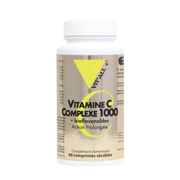 Vitamine C 1000 Action Prolongée + Bioflavonoïdes - 60 comprimés