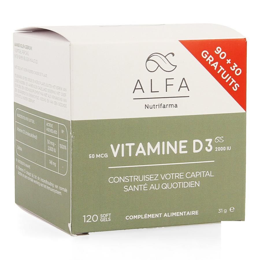 Alfa Vitamine D3 2000 - Immunité