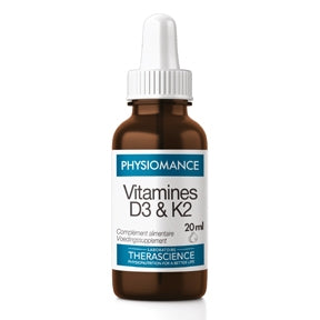 Vitamines D3 &amp; K2 - 20 ml Physiomance