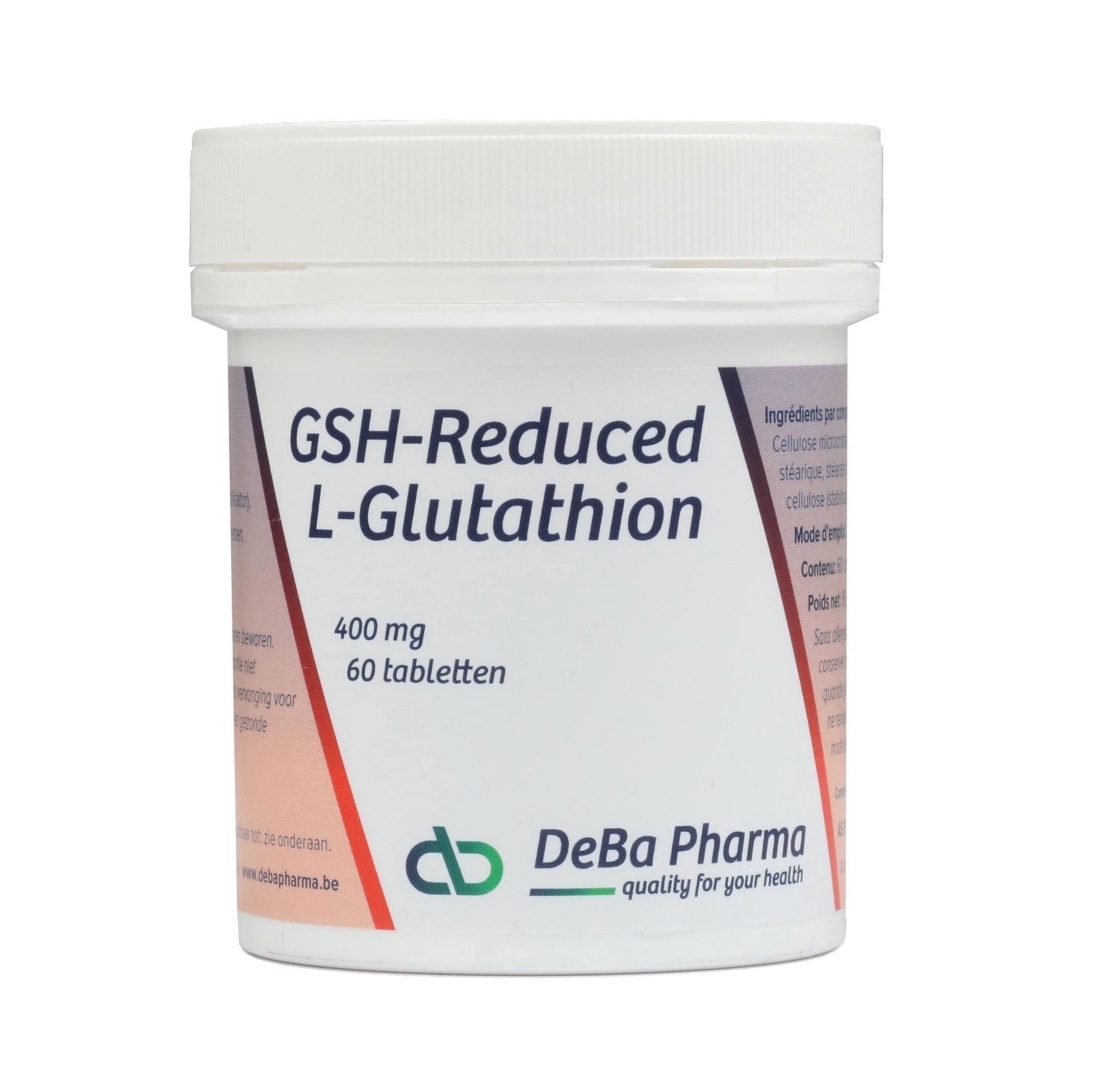 Reduced L-Glutathion 400 mg - Elimine les métaux lourds