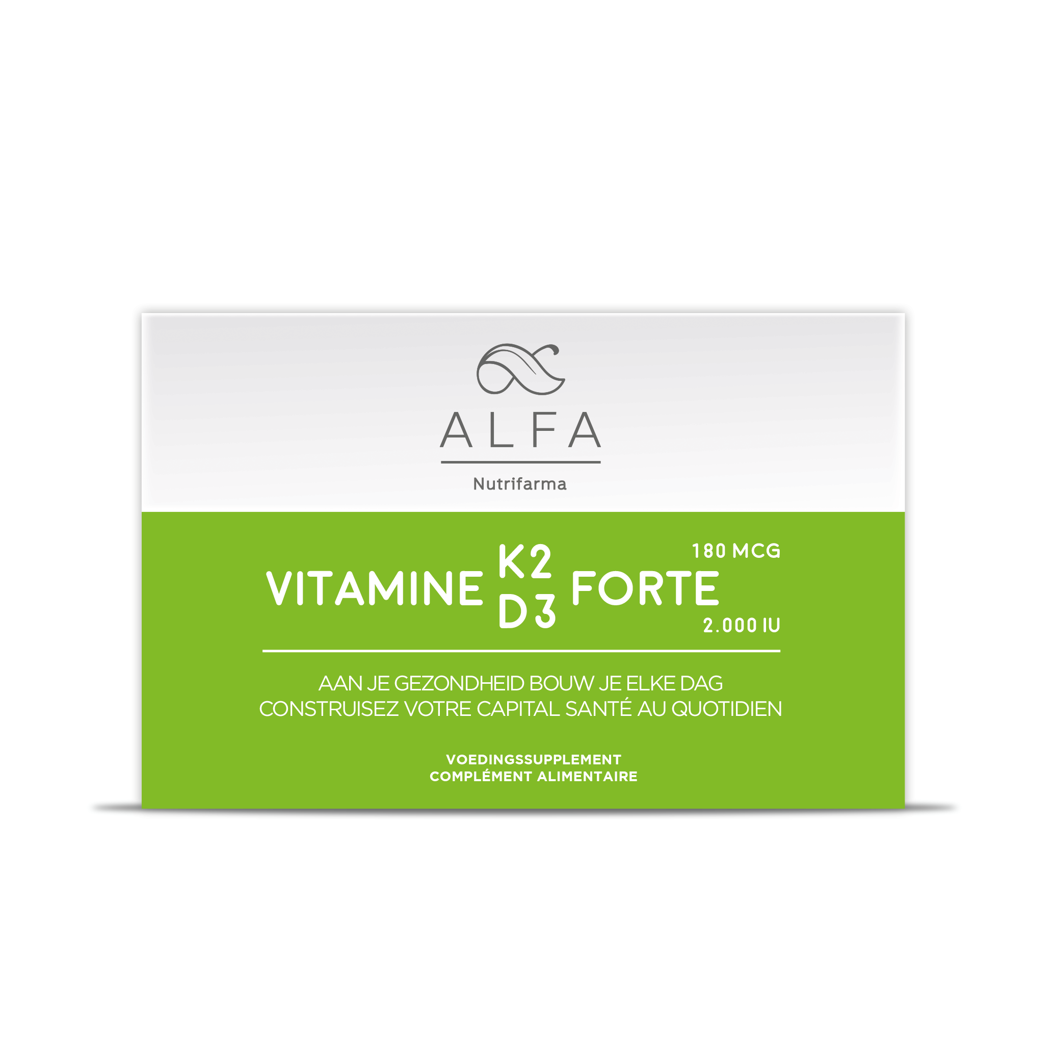 ALFA Vitamine k2 &amp; d3 forte (30 gélules)