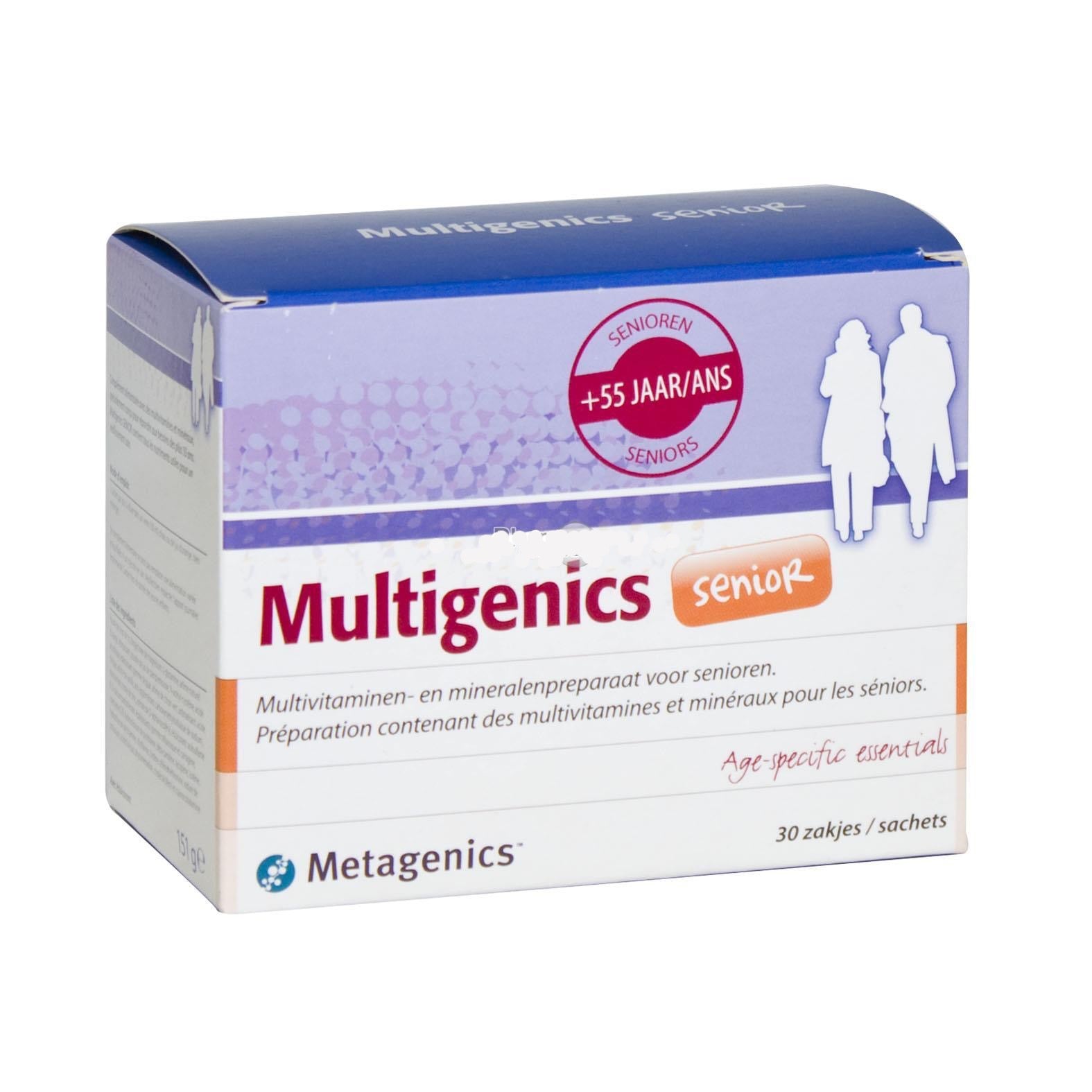 Multigenics senior - Multivitamines et minéraux