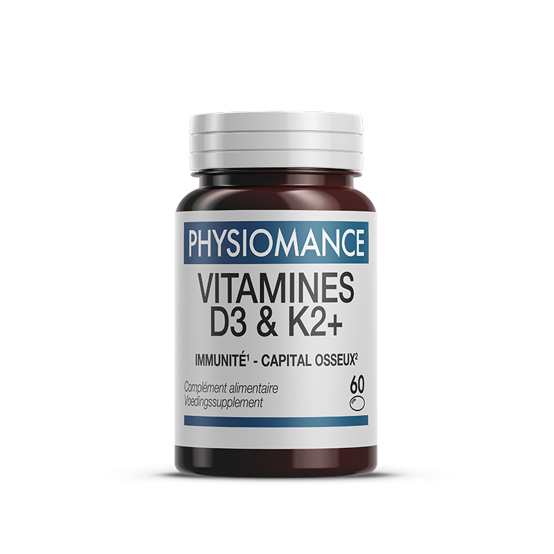 Vitamines D3 &amp; K2 + Capital osseux