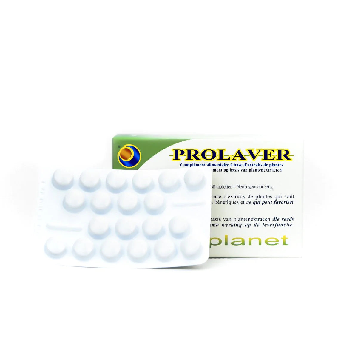 Prolaver - 60 comp - Herboplanet - Fonction hépatique
