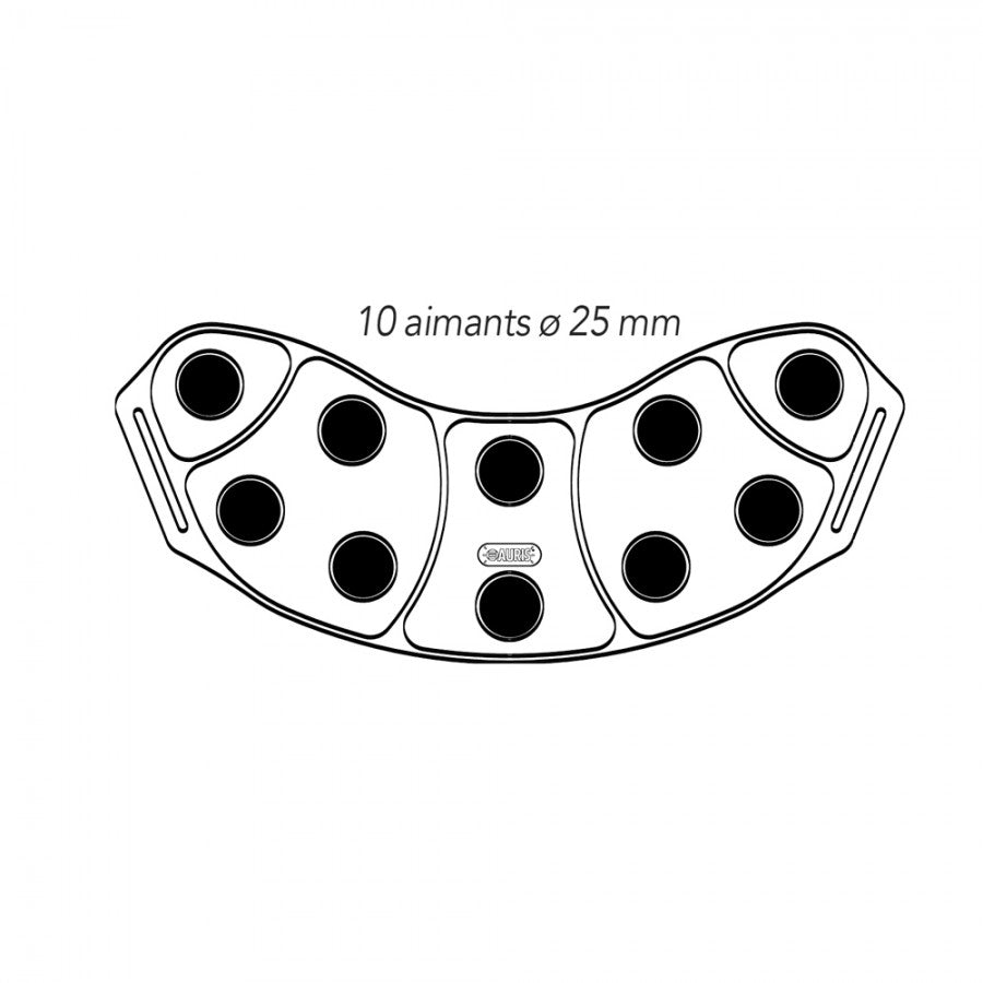 Lomboflex horizontal magnétique -Réf.00125.2