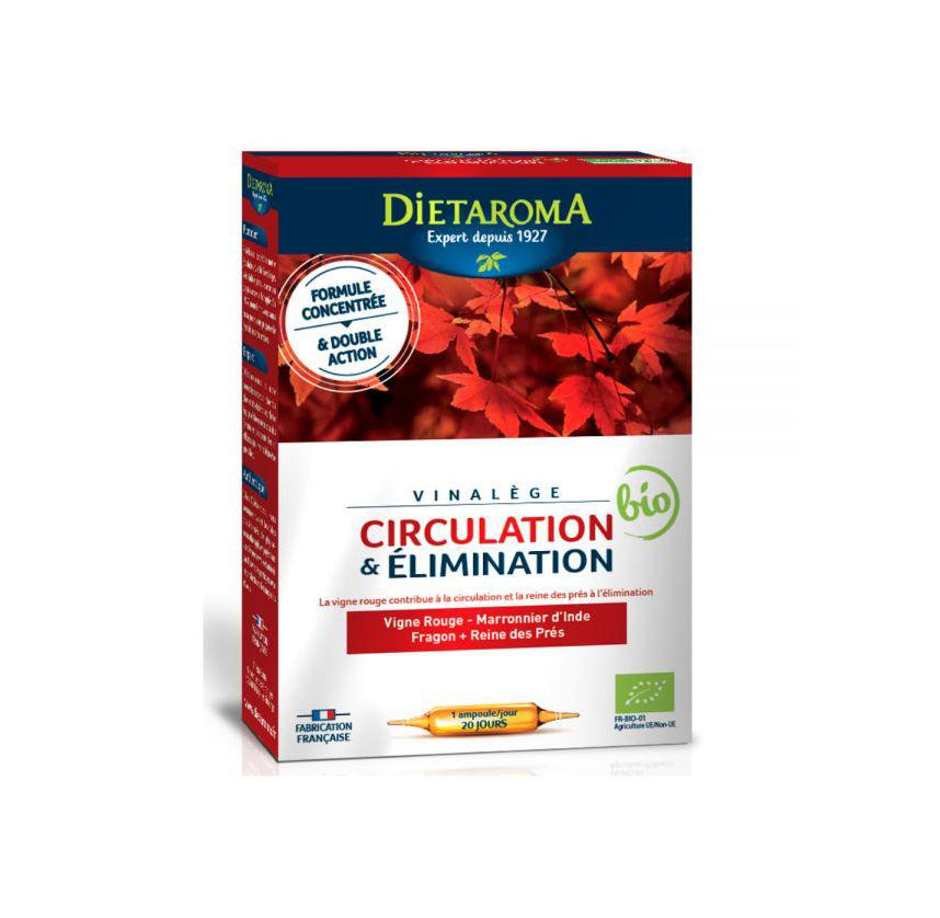 Circulation et élimination - 20 Ampoules Bio